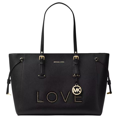 michael kors voyager logo tote|michael kors voyager large tote.